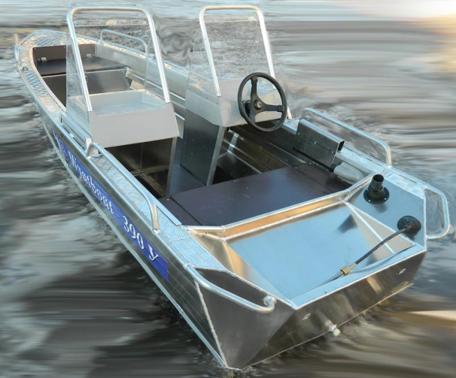 Wyatboat-390У с консолями